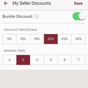 Bundle 3 items 20% off